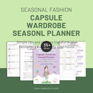 capsule wardrobe seasonal planner template | zee jay templates capsule wardrobe seasonal planner template | zee jay templates