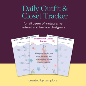 daily outfit & closet tracker — organize your wardrobe in 30 days daily outfit & closet tracker — organize your wardrobe in 30 days